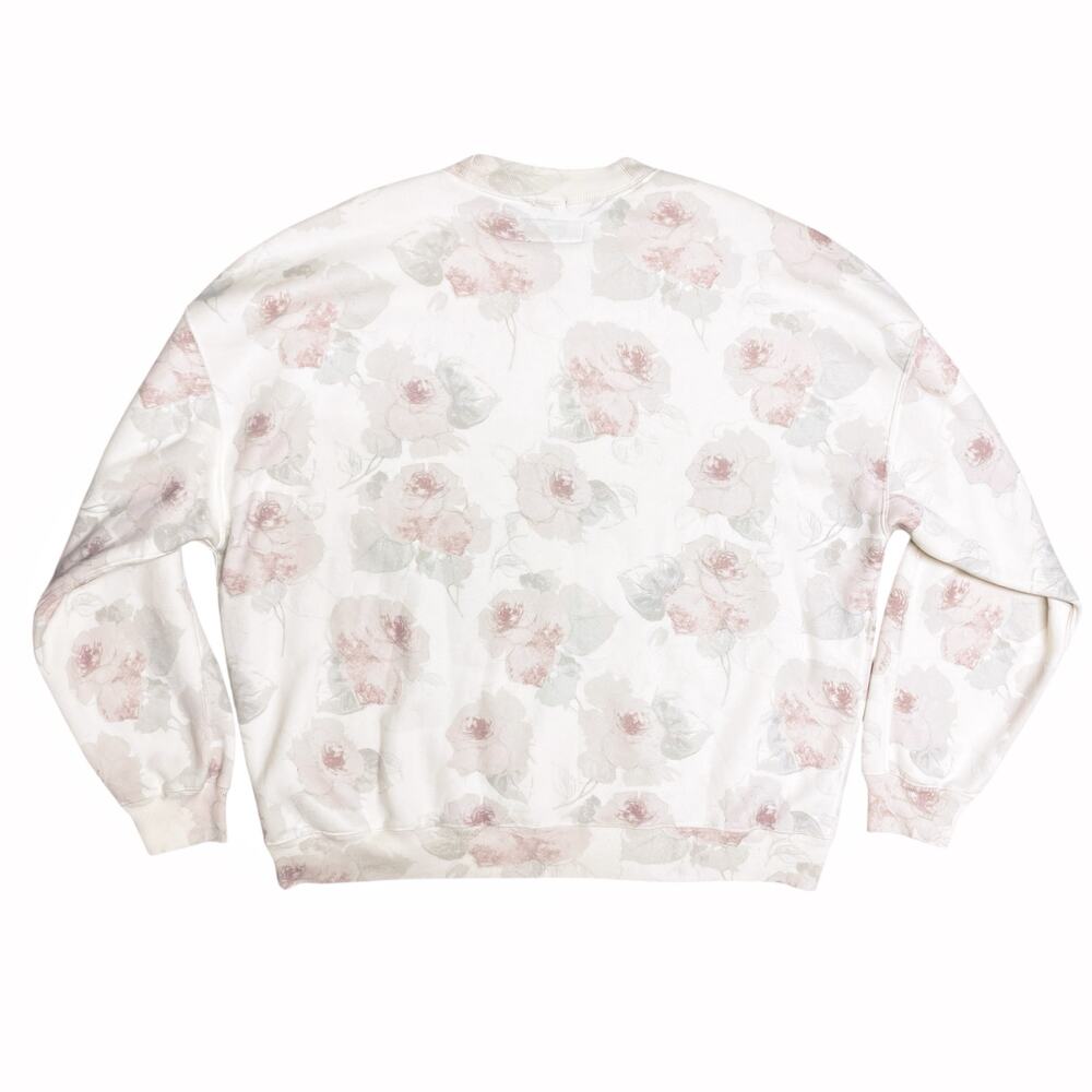 ABERCROMBIE & FITCH NWOT Soft A&F XL Essential Crew Sweatshirt Oversized Floral - Picture 5 of 7